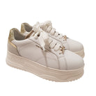 Janet & Janet sneakers donna pelle bianca www.offidani.it
