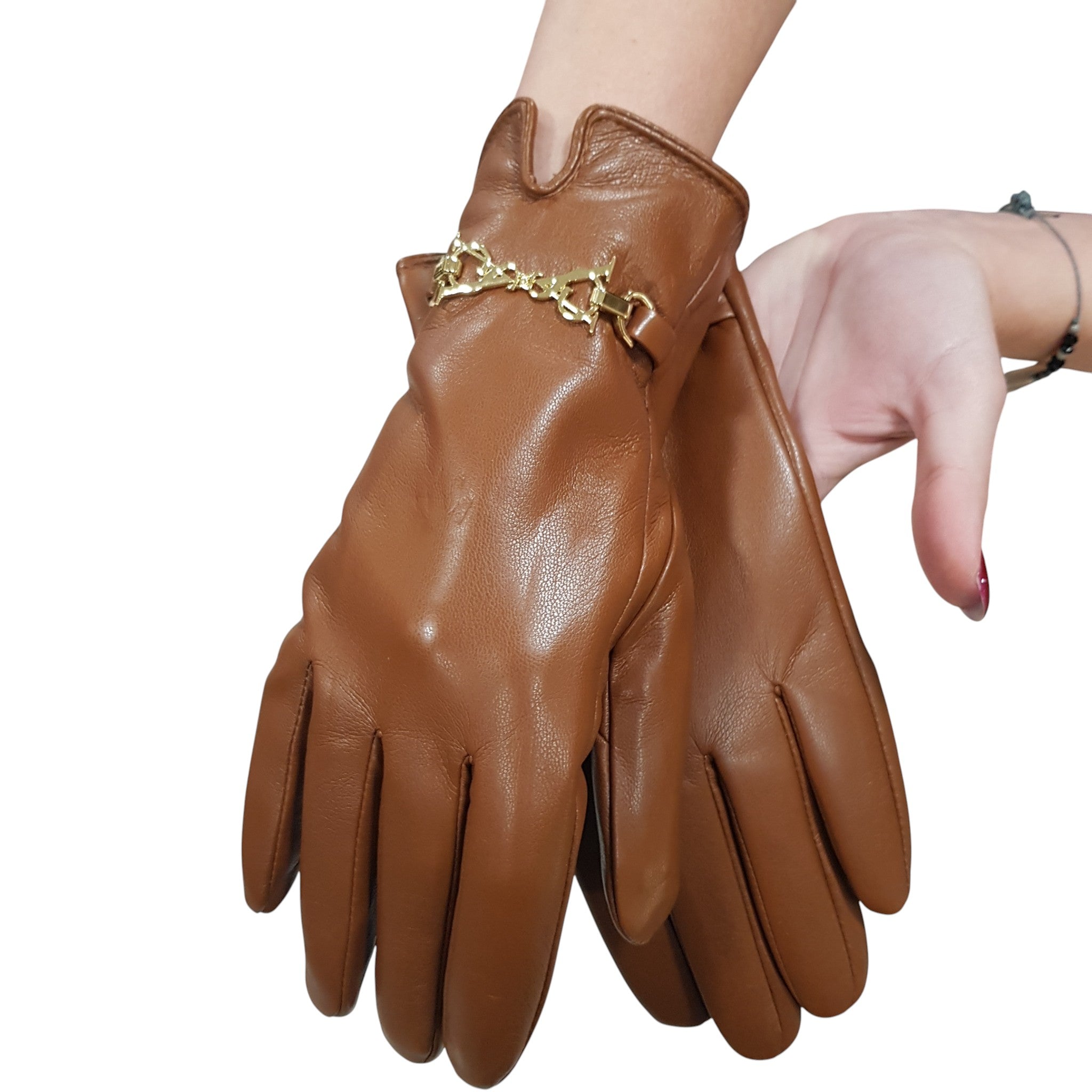 L'Atelier du sac Guanti pelle color cuoio
www.offidani.it