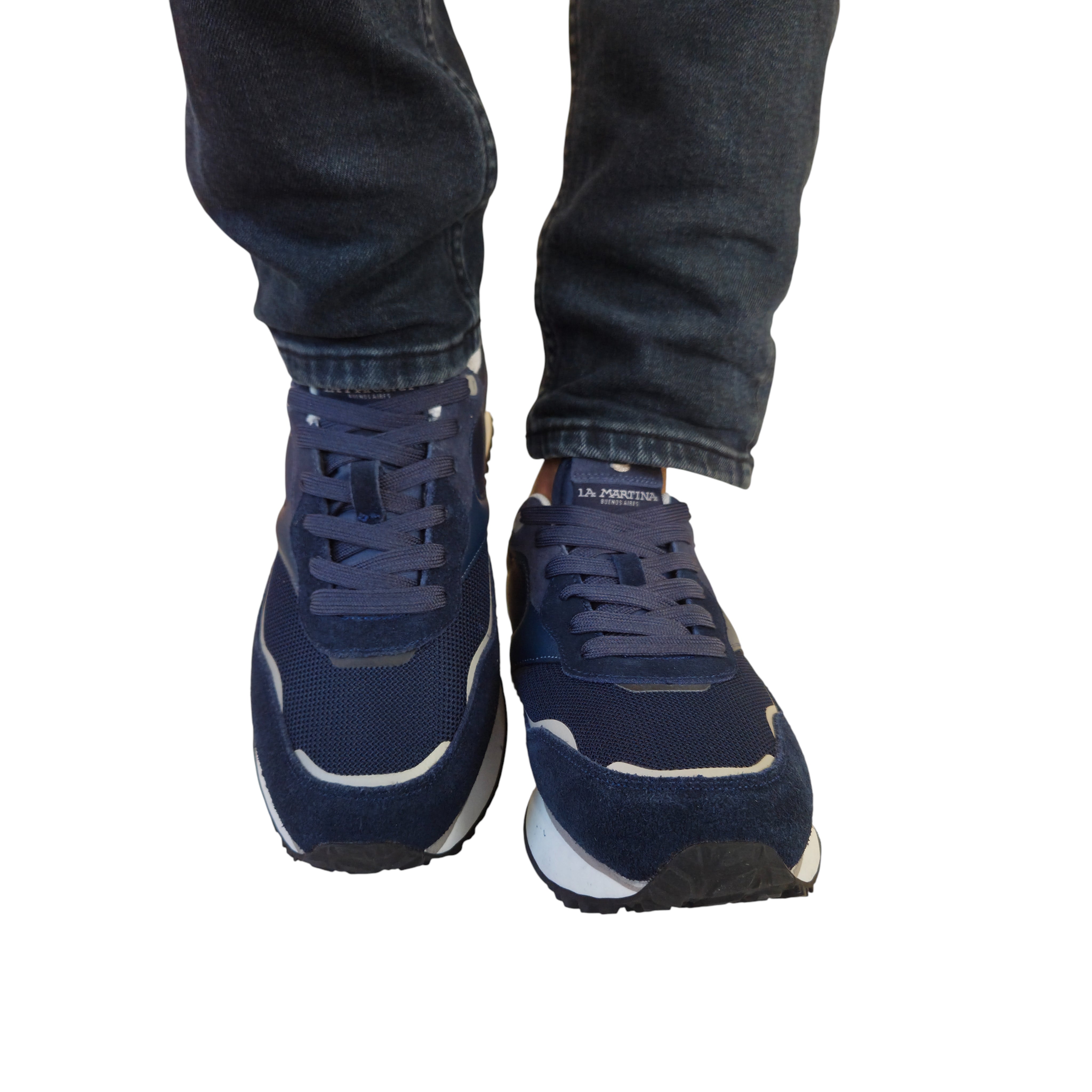 La Martina Sneakers Uomo Blu www.offidani.it