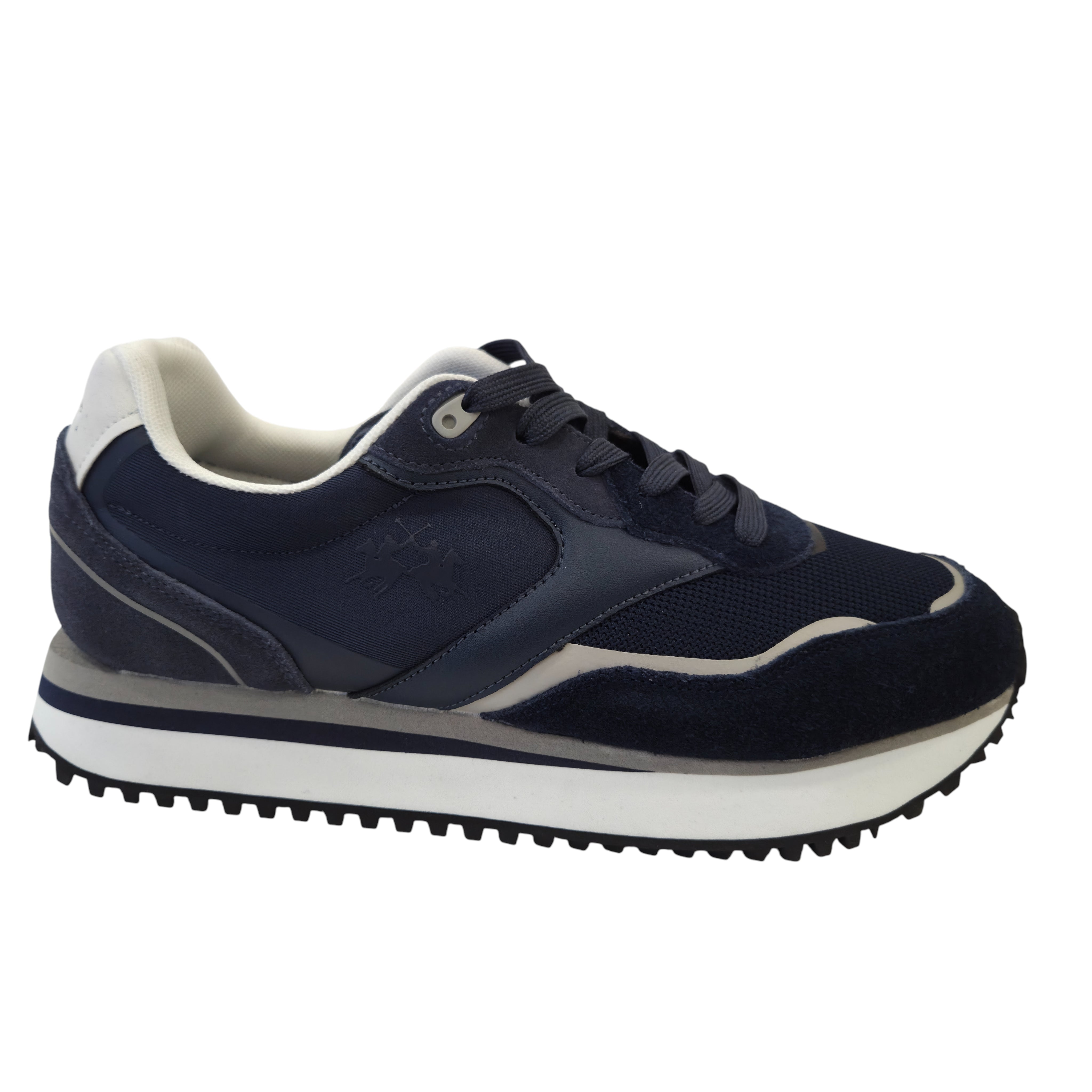 La Martina Sneakers Uomo Blu www.offidani.it