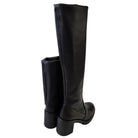 Les Poèmes stivale donna pelle nero www.offidani.it