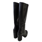 Les Poèmes stivale donna pelle nero www.offidani.it