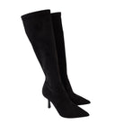 Les Poèmes stivale donna camoscio nero www.offidani.it