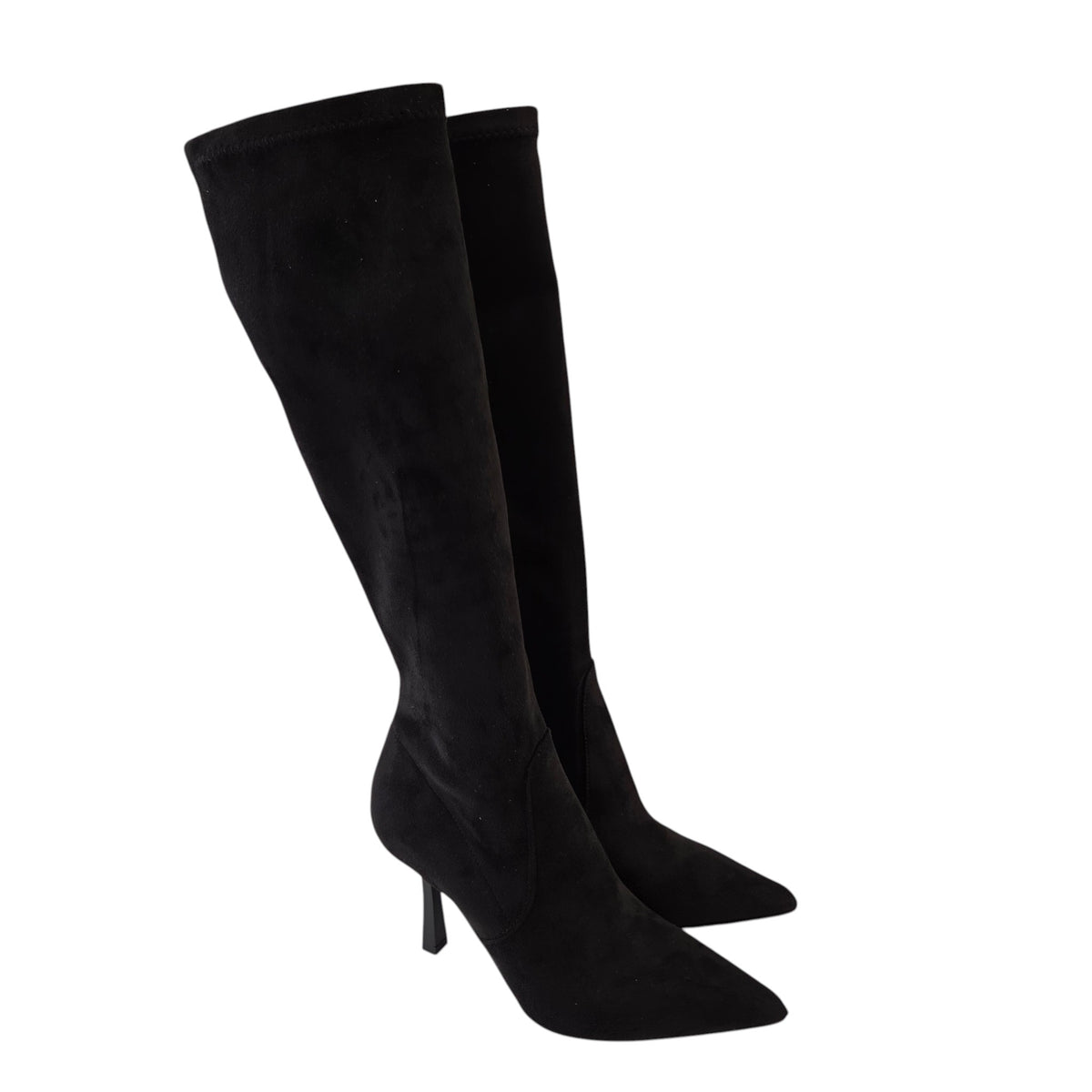 Les Poèmes stivale donna camoscio nero www.offidani.it