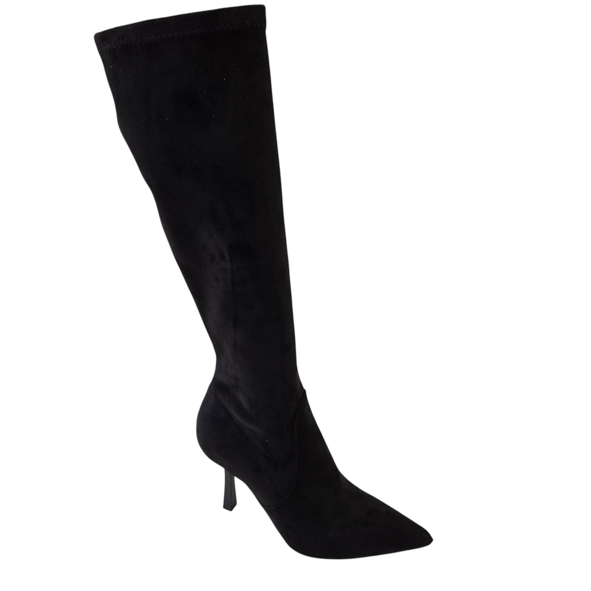 Les Poèmes stivale donna camoscio nero www.offidani.it