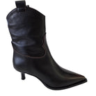 Les Poèmes stivaletto donna pelle testa di moro www.offidani.it