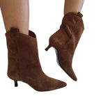 Les Poèmes Tronchetto Stivaletto Donna Marrone www.offidani.it