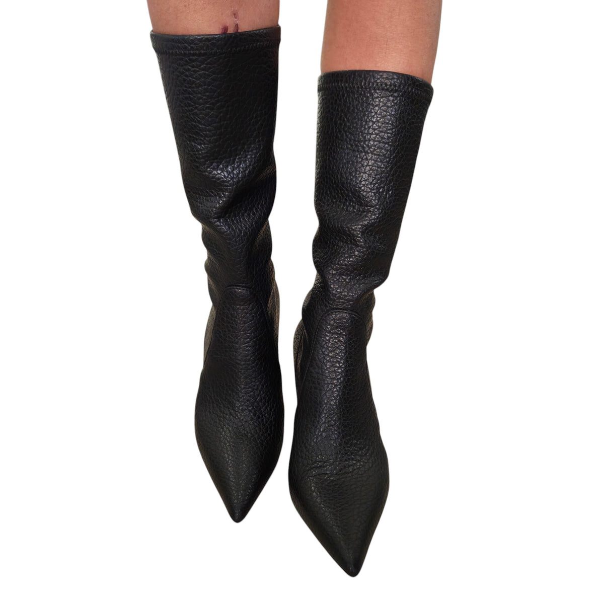 Les Poemes stivale donna pelle nero www.offidani.it
