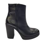 Les Poèmes stivaletto donna pelle nero www.offidani.it