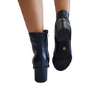 Les Poèmes stivaletto donna pelle blu' www.offidani.it