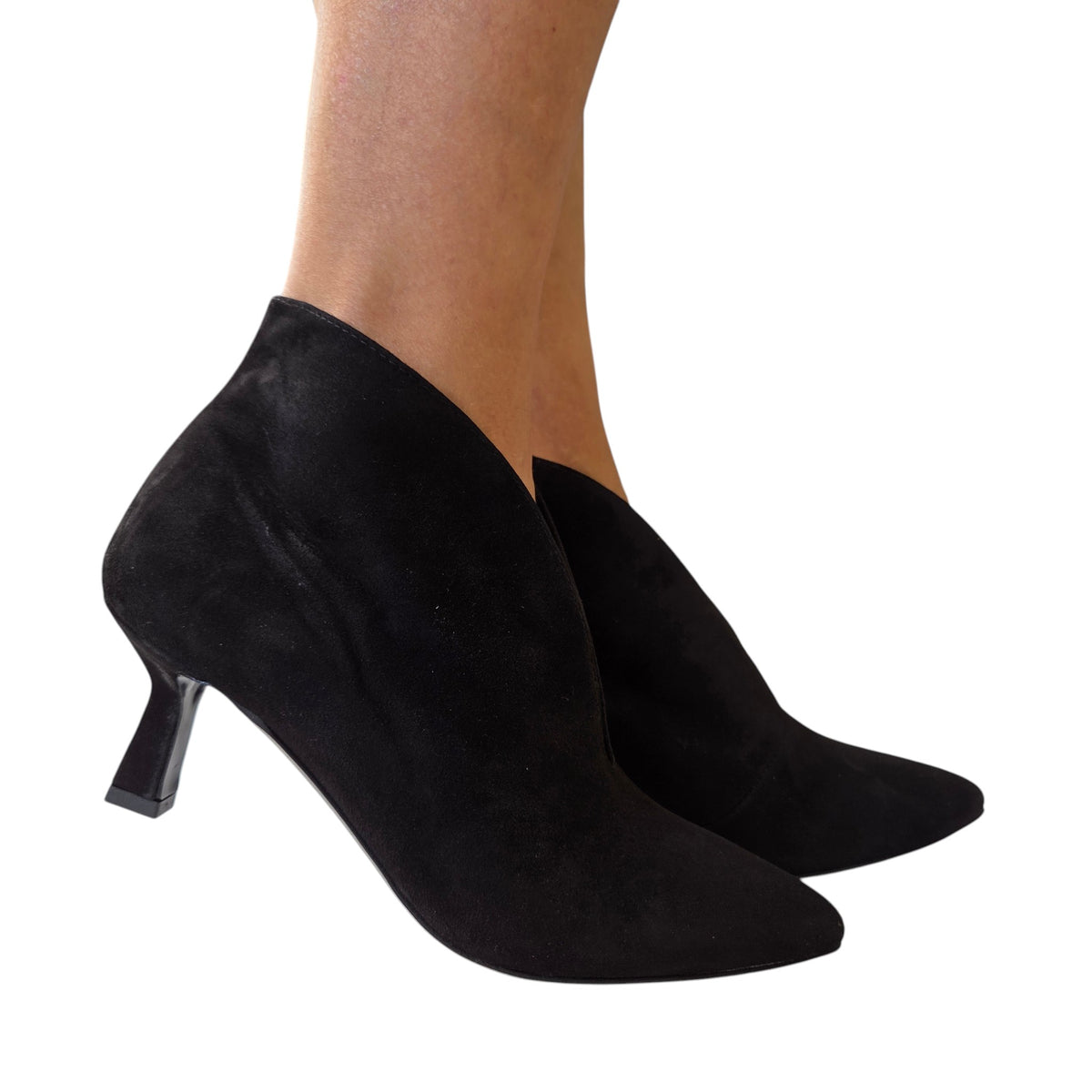Les Poèmes tronchetto donna camoscio nero www.offidani.it