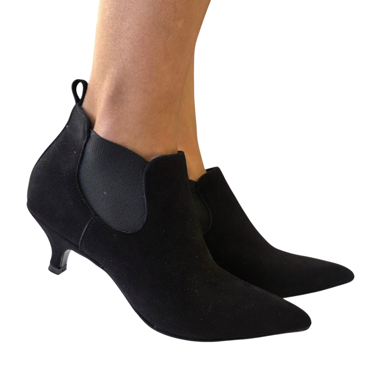 Les Poèmes tronchetto donna camoscio nero www.offidani.it