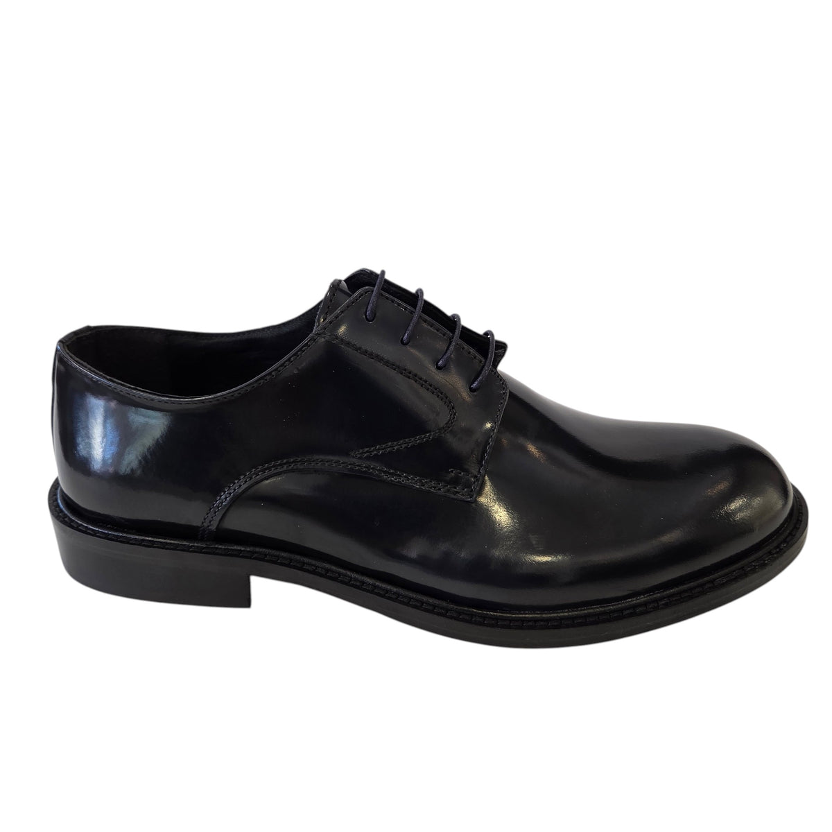 Les Poèmes uomo scarpa elegante pelle blu' www.offidani.it