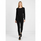 Liu-Jo sneakers donna pelle nera www.offidani.it