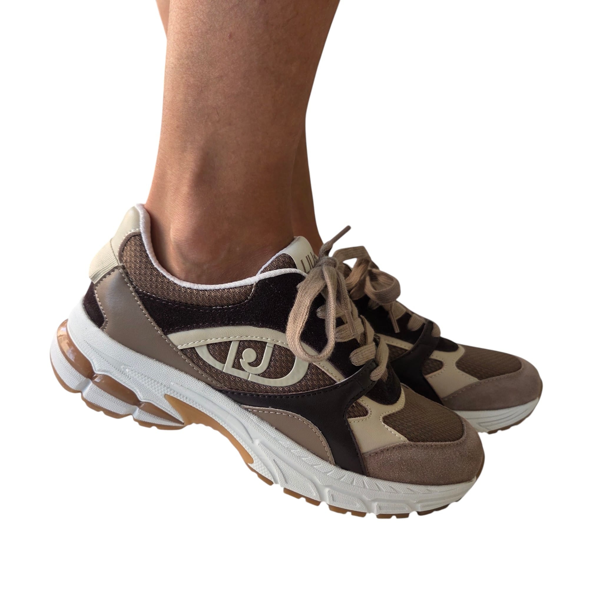 Liu-Jo sneakers donna beige www.offidani.it
