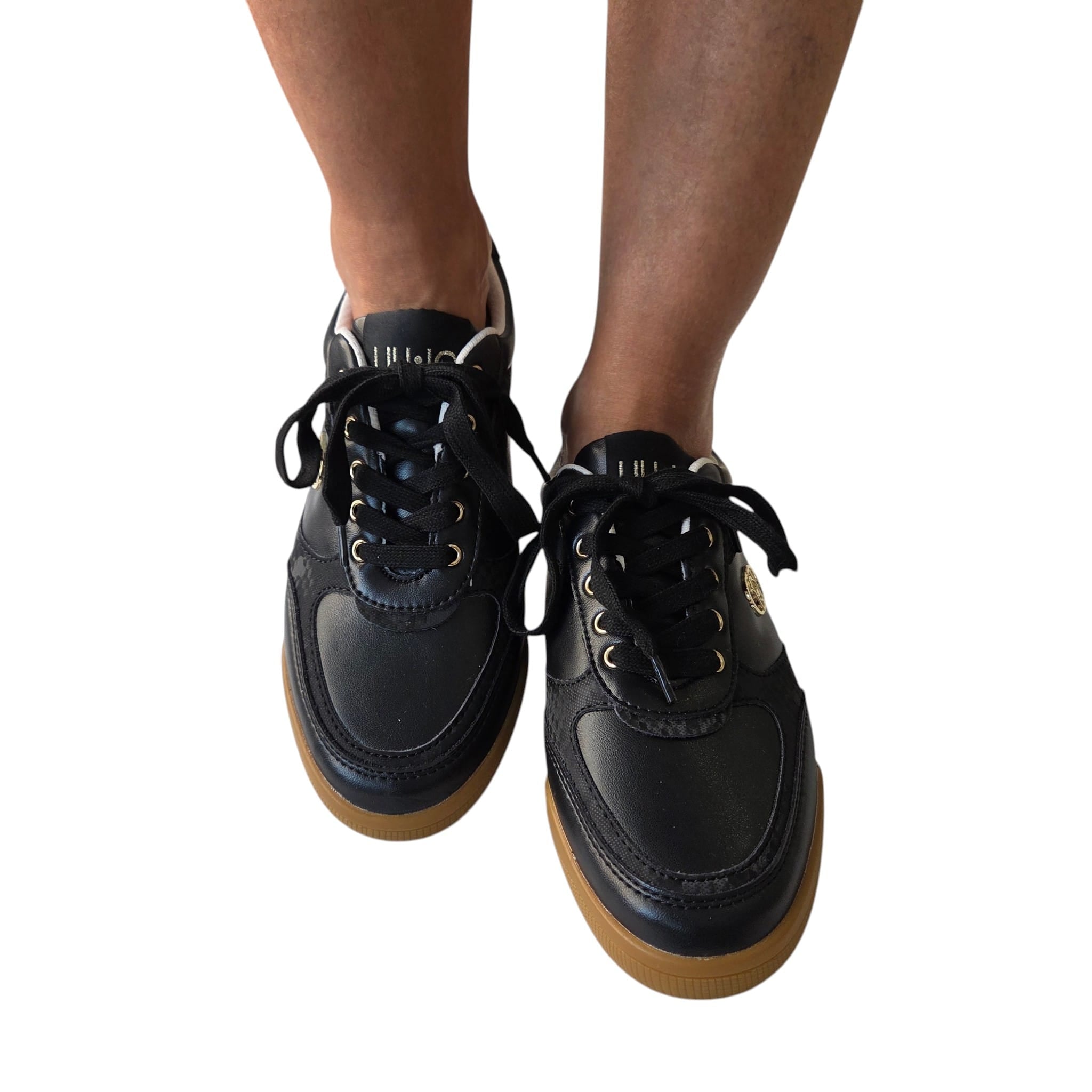 Liu-Jo sneakers donna pelle nera www.offidani.it
