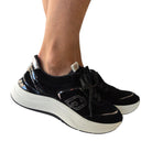 Liu-Jo sneakers donna suede nera www.offidani.it
