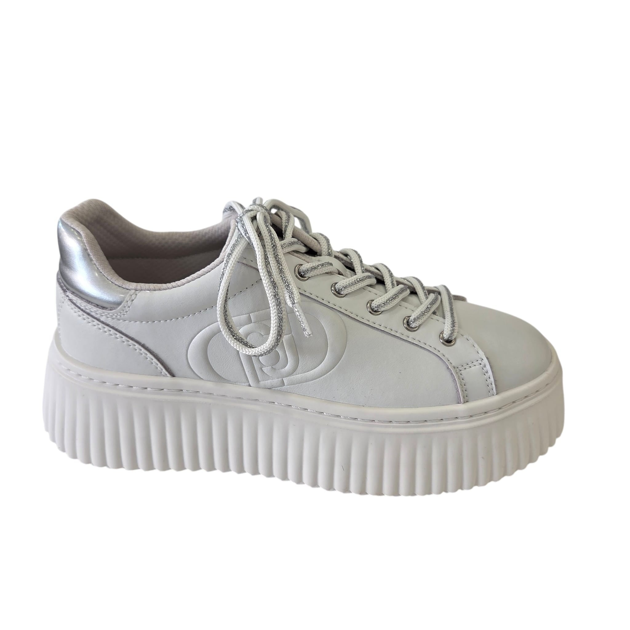 Liu-Jo sneakers donna pelle bianca www.offidani.it