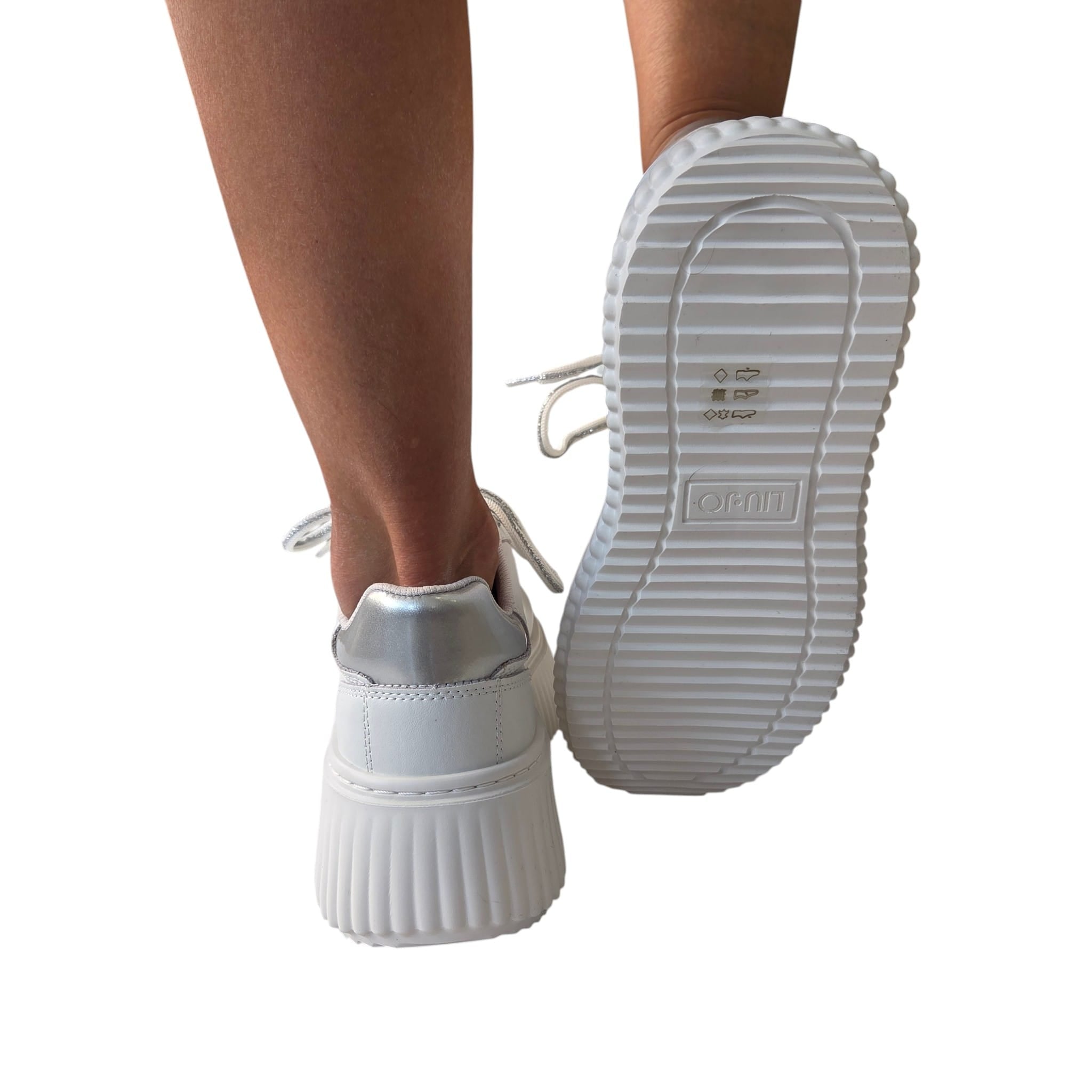 Liu-Jo sneakers donna pelle bianca www.offidani.it