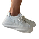 Liu-Jo sneakers donna pelle bianca www.offidani.it