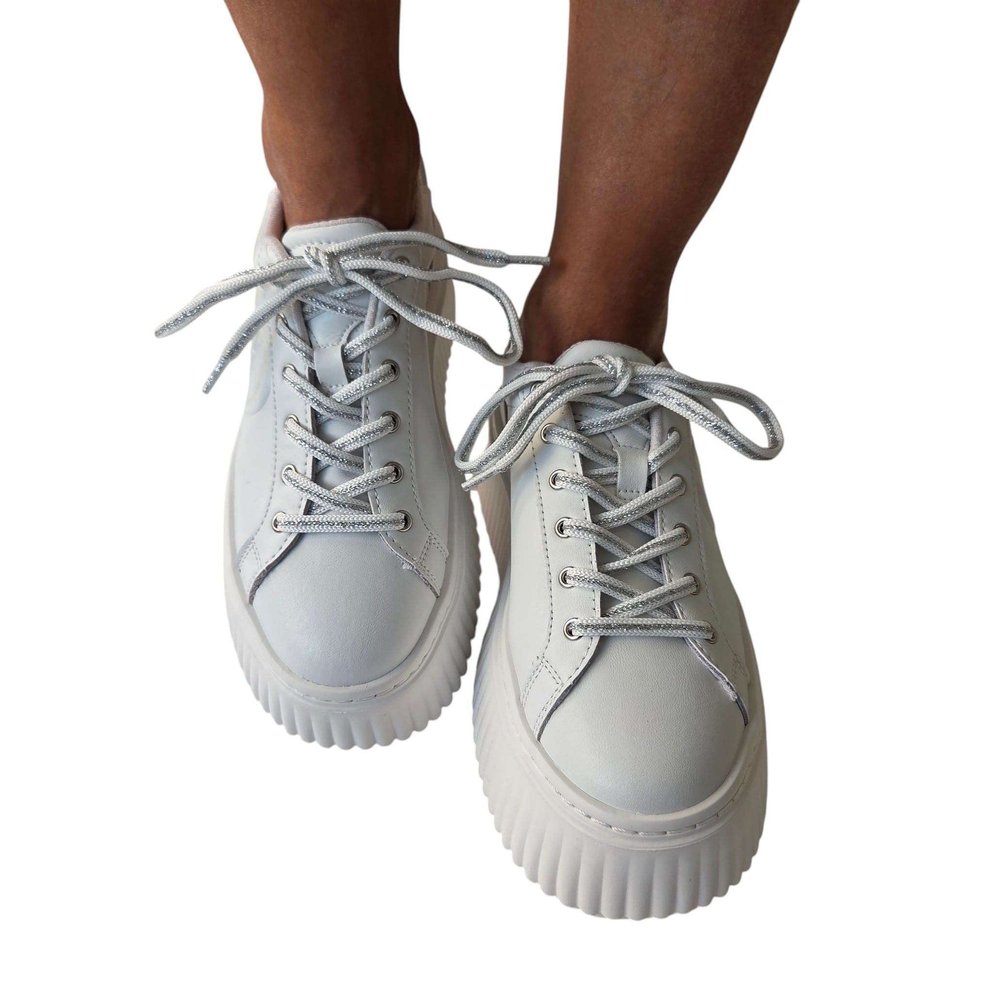 Liu-Jo sneakers donna pelle bianca www.offidani.it