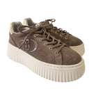 Liu-Jo sneakers donna suede beige www.offidani.it