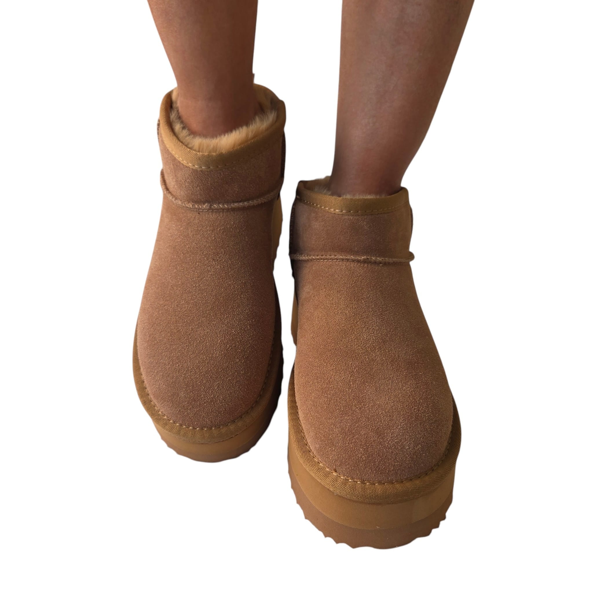 Liu-Jo stivaletto donna warm platform cognac www.offidani.it