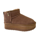 Liu-Jo stivaletto donna warm platform cognac www.offidani.it