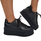 Sneakers Liu-Jo Pelle nera www.offidani.it