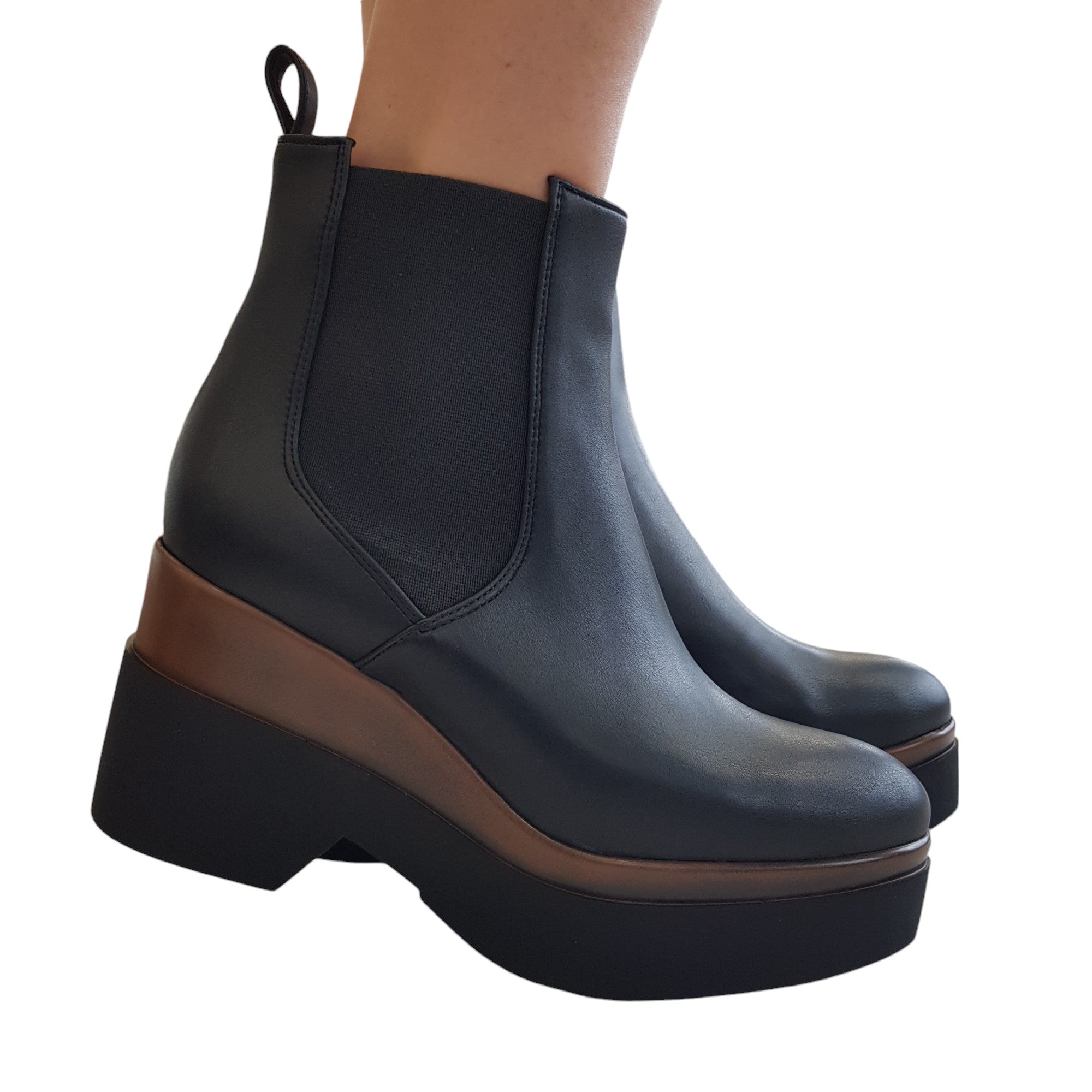 Stivaletto Donna ESPRIT Alla Moda – Tacco 7,8 Cm, Materiali Di Qualità, Stile California