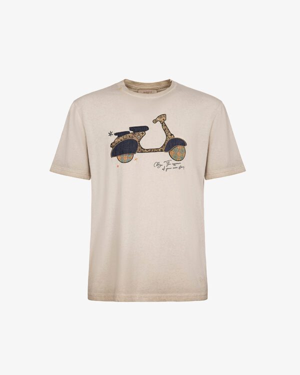 Ulla Popken Mit Print, Shirt avec imprimé Vespa Raglan, Gris-Vert, 48-50 Femme Ulla Popken Mit Print, Shirt avec imprimé Vespa Raglan, Gris-Vert, 48-50 Femme