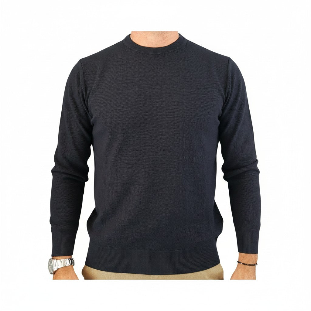 Markup uomo maglioncino blu' www.offidani.it