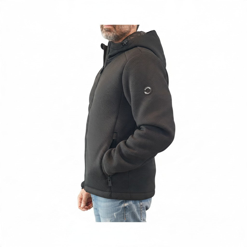 Markup uomo parka corto nero www.offidani.it