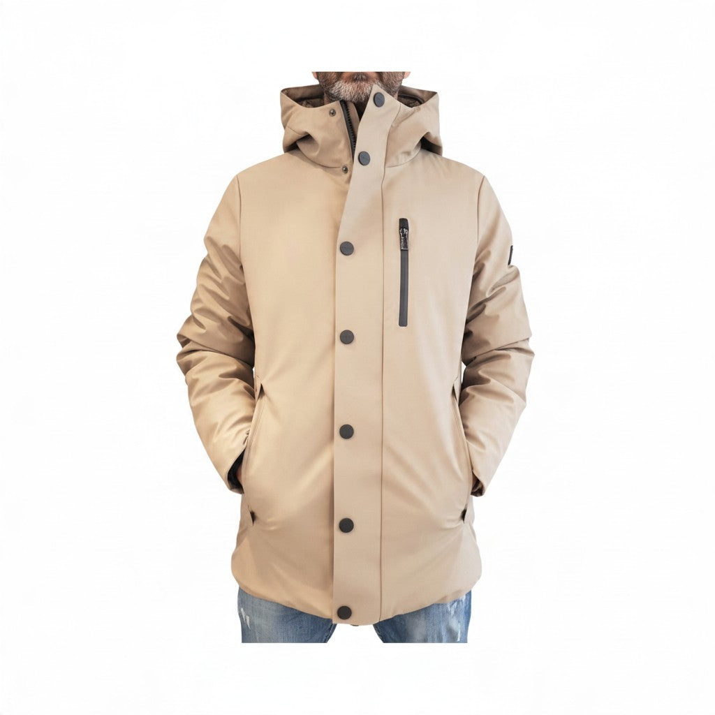 Markup uomo parka tortora www.offidani.it