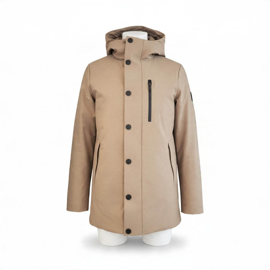 Markup uomo parka tortora www.offidani.it