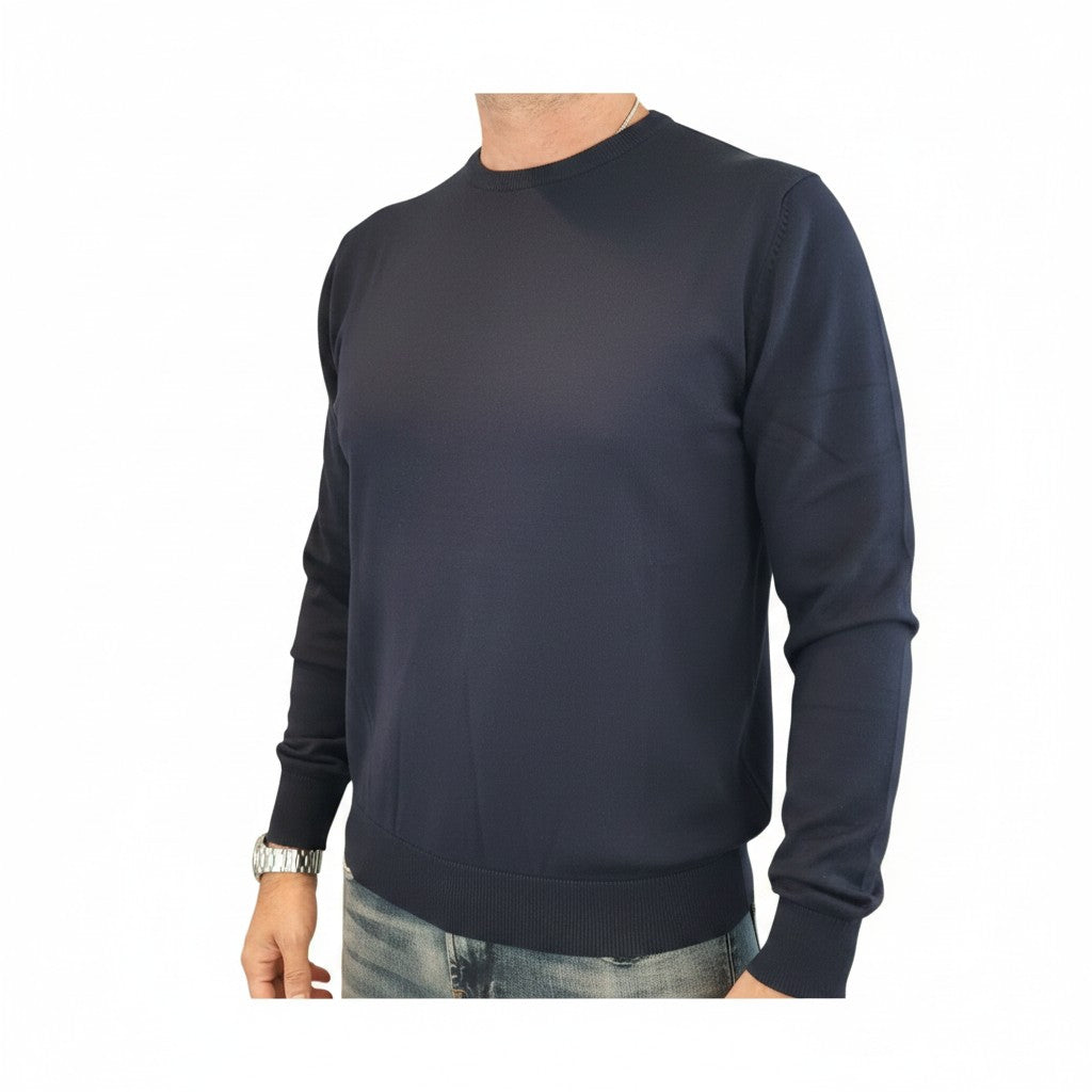 Markup uomo maglioncino blu' www.offidani.it