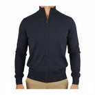 Markup abbigliamento uomo maglioncino blu' con zip www.offidani.it