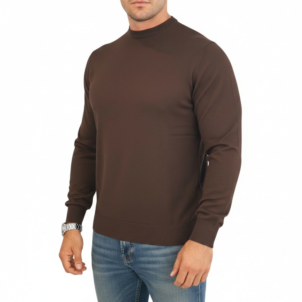 Markup uomo maglioncino marrone www.offidani.it