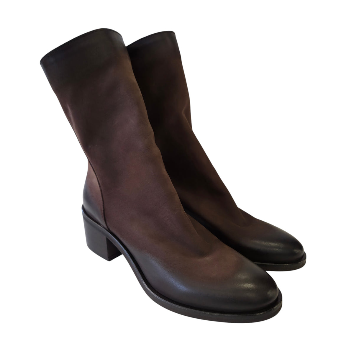 Metisse tronchetto donna nabuk marrone www.offidani.it