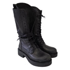 Metisse stivale biker donna pelle nero www.offidani.it