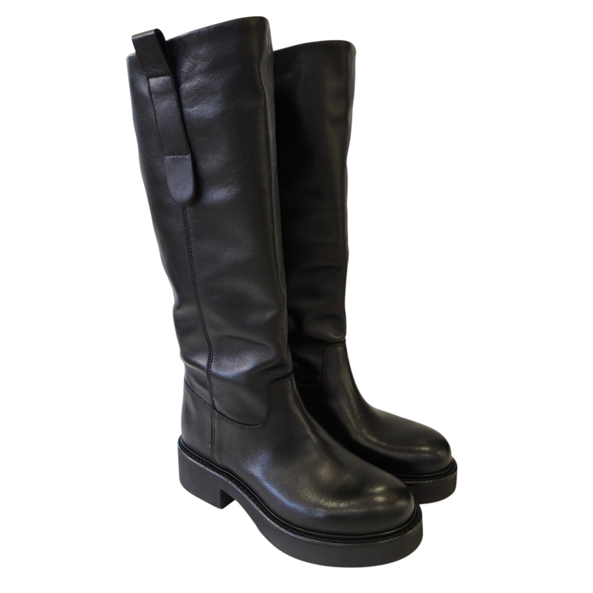 Metisse stivale biker donna pelle nero www.offidani.it