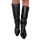 Metisse stivale texano donna pelle nero www.offidani.it