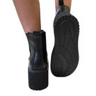 Paciotti 4US stivaletto zeppa donna pelle nero www.offidani.it