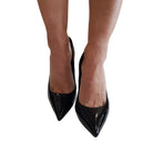 Paciotti 4US dècolletè donna vernice nero www.offidani.it