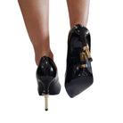 Paciotti 4US dècolletè donna vernice nero www.offidani.it