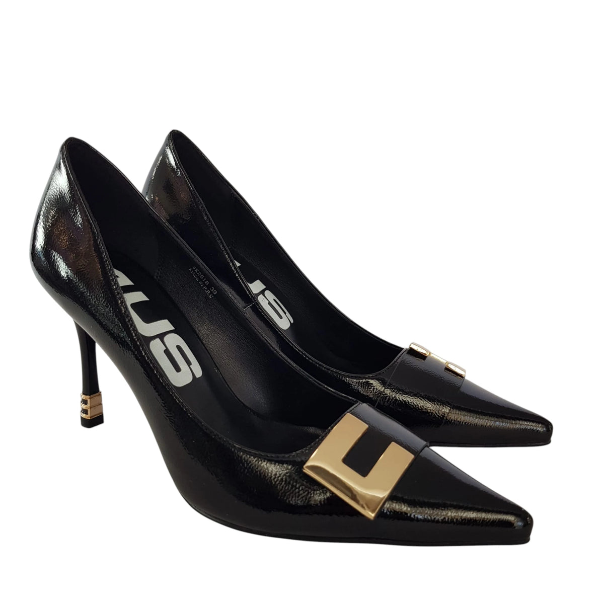 Paciotti 4US dècolletè donna vernice nera www.offidani.it