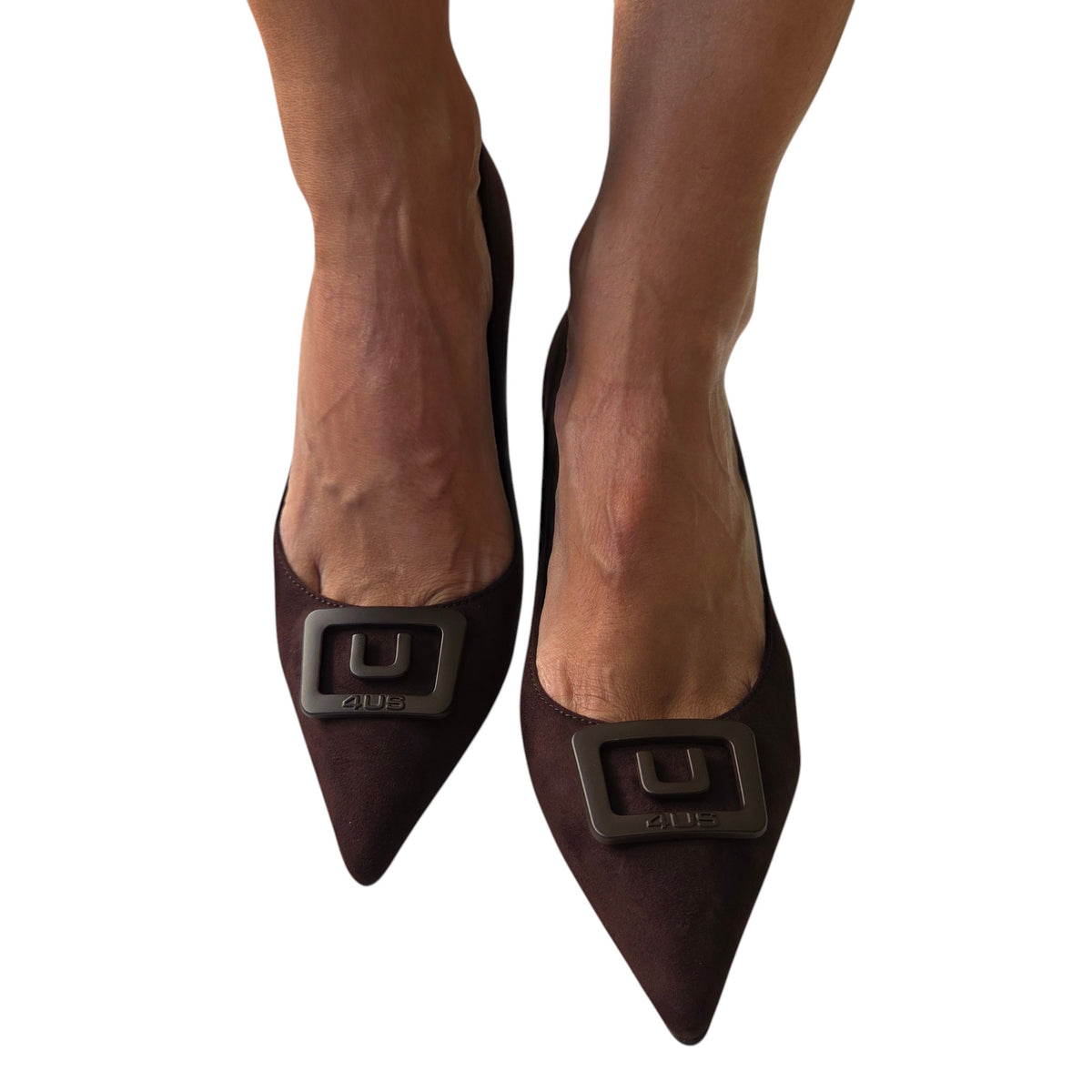Paciotti 4US dècolletè donna camoscio marrone www.offidani.it
