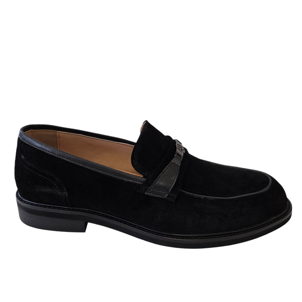Paciotti 4US mocassino camoscio uomo nero www.offidani.it