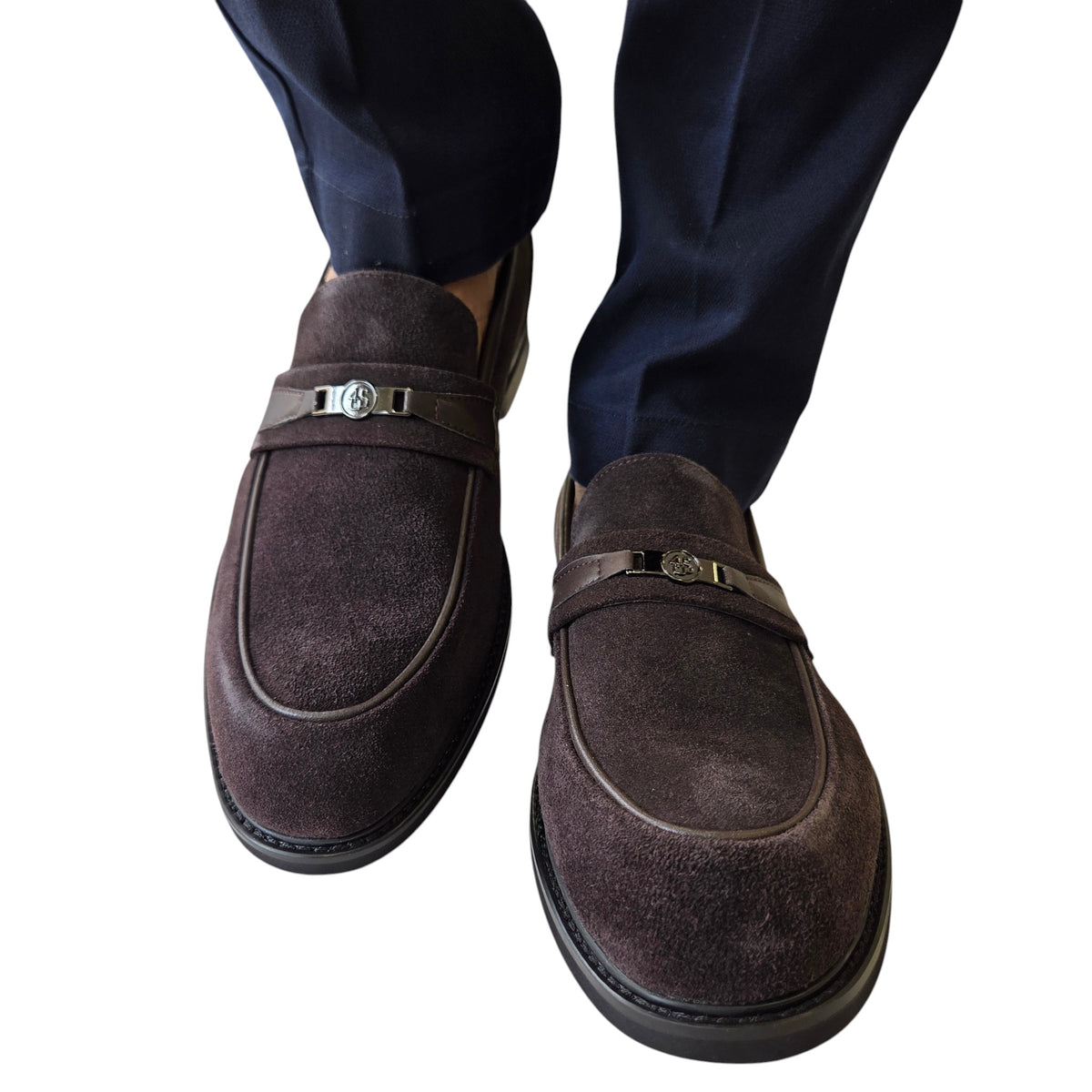 Paciotti 4US mocassino uomo camoscio testa di moro www.offidani.it