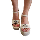 Paciotti 4US Sandalo Donna Beige Chiaro www.offidani.it